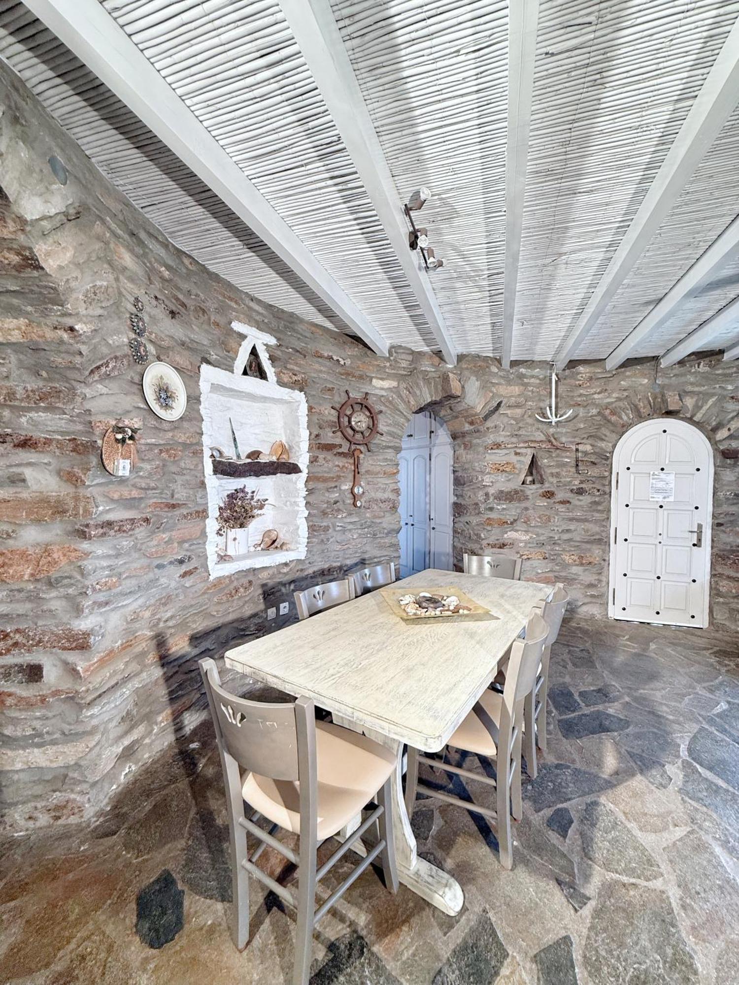 The Stone Windmill Villa Koundouros Exterior foto